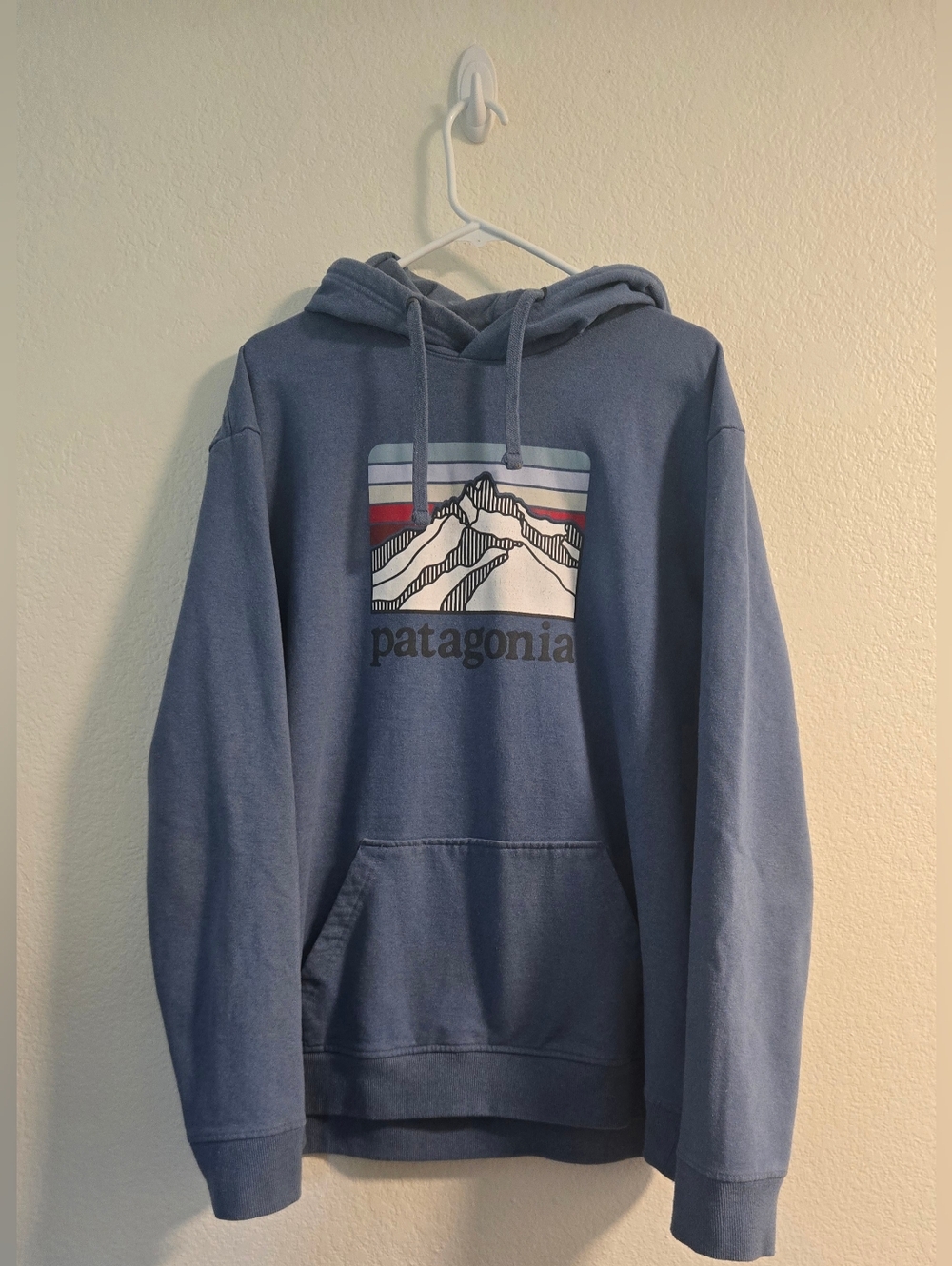 M's Line Logo Ridge Uprisal Hoody in Blue - Picture 2 of 6
